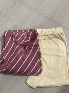 Striped Kurti Set