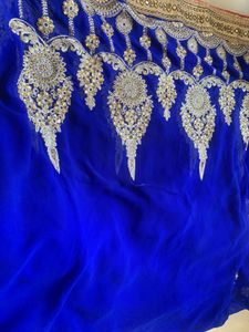 Blue Saree