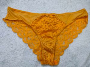 Yellow Lace Hipster Panties 💚