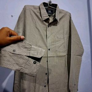 Basics Printed Casual grey Shirt