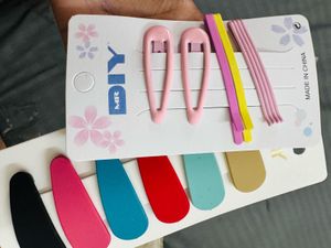 Colorful Hair Clip Set