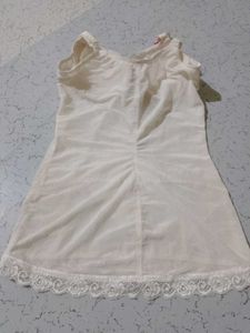 Lace Trim Floral Bustier