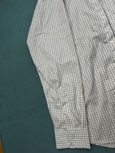White Dennison Checks Shirt , Size:40