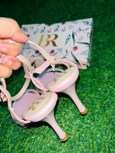 Pink Rhinestone Heels