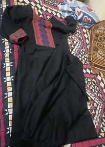 Elegant Black Kurta Set xl.size