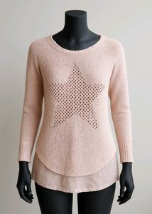 Star Detail High Low Top
