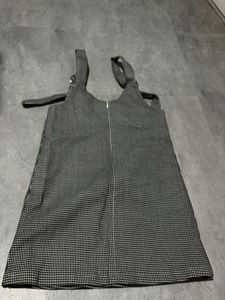 Houndstooth Print Mini Dress