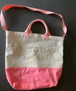 Victoria's Secret Weekender Tote Bag (Pink N Cream