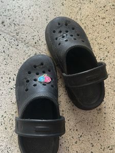 Black Crocs with Jibbitz