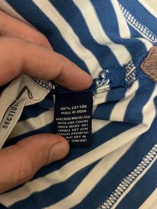 Us Polo Blue And White Hoodie For Men