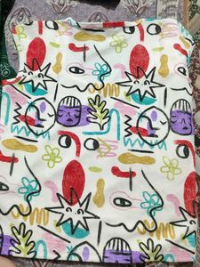Abstract Graphic Print Tee