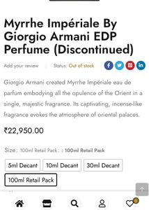 Armani Prive Myrrhe Imperiale 100 mL