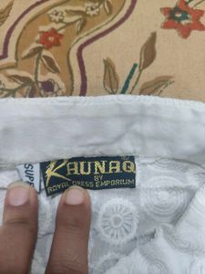 Chicken Work Kurta For Men