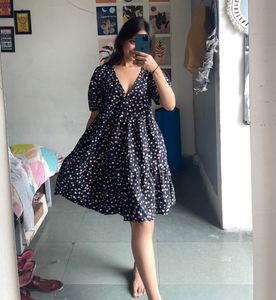 Floral Print Mini Dress