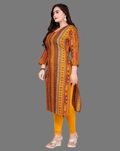 Elegant Printed Kurta  golden foil work (s,m,l)