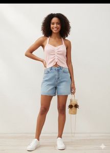 Cute Pink Halter Top