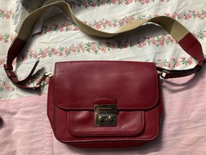 MICHAEL KORS Sloan Editor Large Red Burgundy❤️