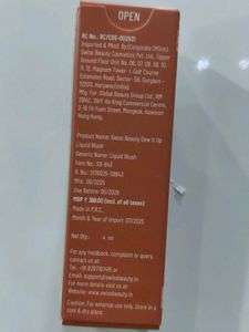 Swiss Beauty Dew It Up Liquid Blush