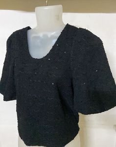 Sequin Black Top (new)