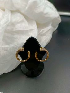 Gold Tone Hoop Earrings