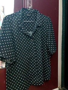 VAN HEUSEN Polka Dot Blouse - Chic &amp; Stylish