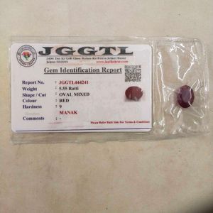 5.55 Ratti AA+Quality Natural Ruby/Manak gemstone