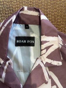 Roar Fox Abstract Print Shirt - Size S