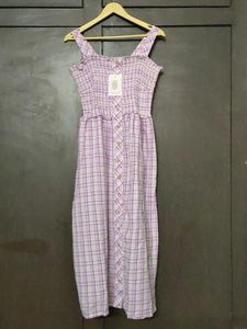 Checkered Iris Darthy Dress