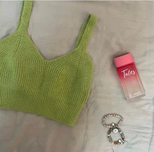 Green Knitted Top