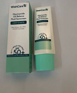 Wishcare Niacinamide Oil Balanced Fluid Sunscreen
