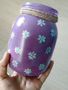 handpainted Plastic Pot