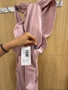 Pink Halter Mini Dress