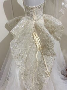 Luxury sparkle bridal gown
