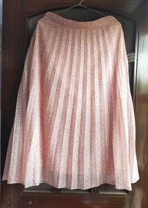Floral Skirt Pleated