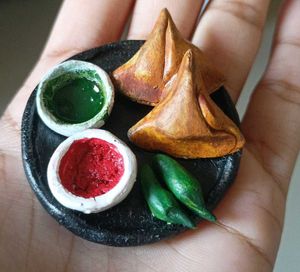 Samosa Miniature Plate
