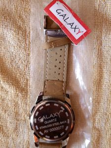 Leather Analog Watch