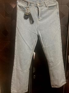 Light Wash Wide Leg Jeans