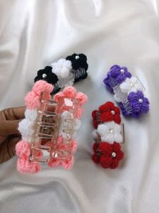 Crochet Claw Clips 💗