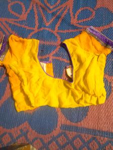 Yellow Saree with Blouse