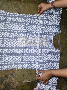 Batik Printed Kurta Set