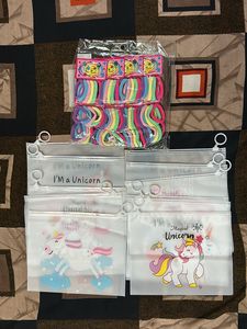 Combo Of 12 Pcs Pouch & 72 Rubber Band