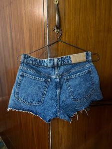 HNM Denim Distressed Shorts