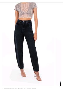 Charcoal Black Jeans Imported