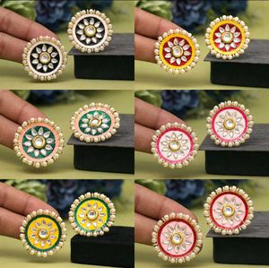 Earrings (Meenakari)