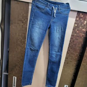 Blue Denim Jeggings