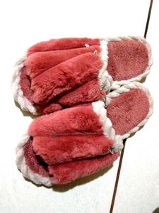 Slippers Winter Fur Soft Flip Flops