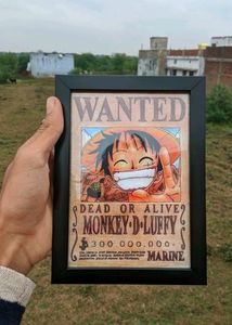 One Piece Anime Monkey D Luffy Frame