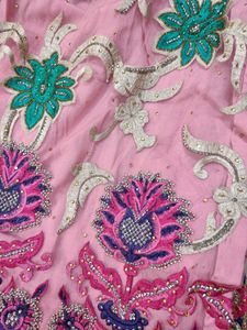 Baby Pink Beautiful Suit- Stitched,3 Pieces