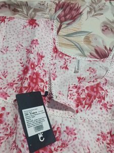 Floral Pink Nighty - Comfy &amp; Cute!