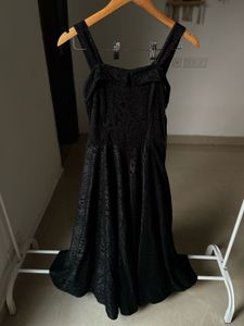 JACQUARD CORSET BUSTIER  MIDI DRESS